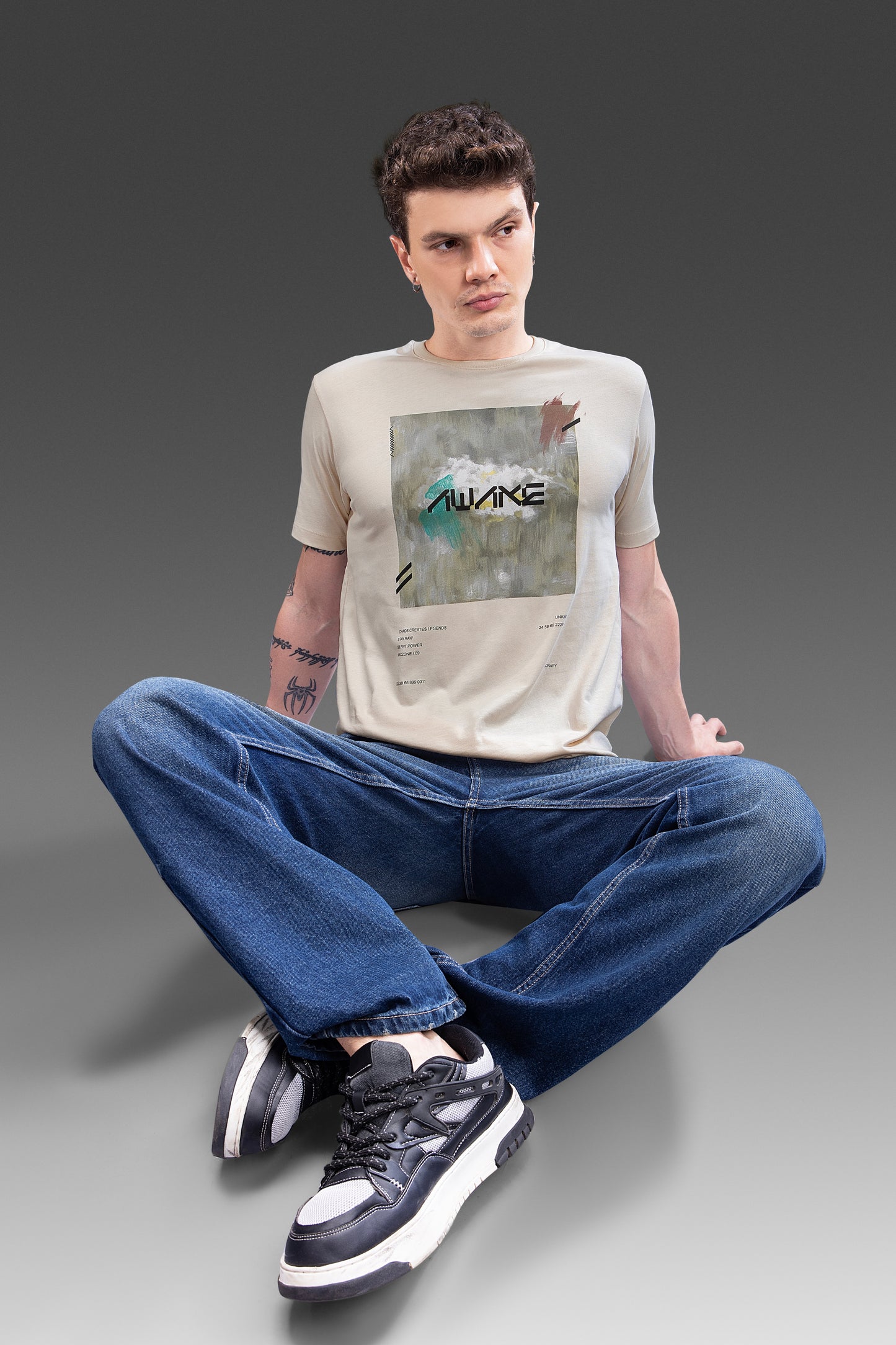 Cream - Grafixtation T-shirt