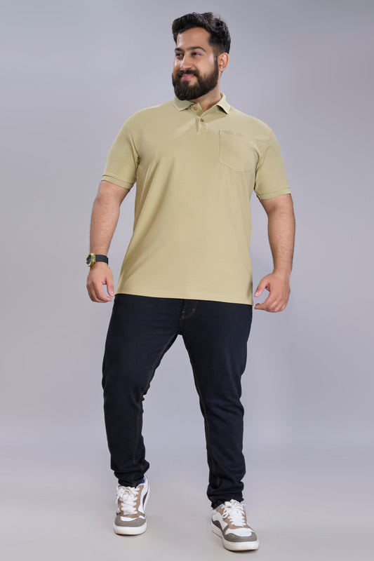 Green - Smart Tech Pocket Polo Plus Size