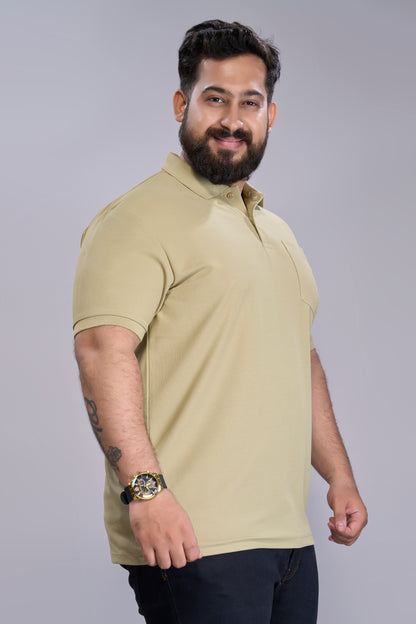 Green - Smart Tech Pocket Polo Plus Size