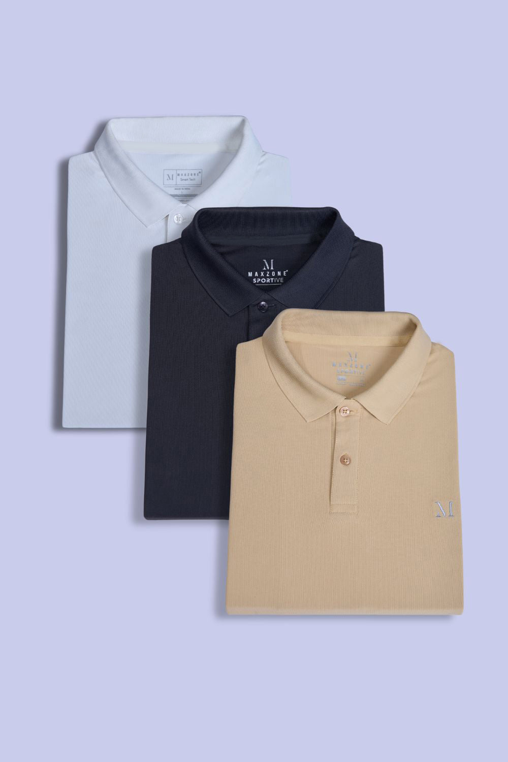 Neutral Polo Combos  Maxzone Clothing M  