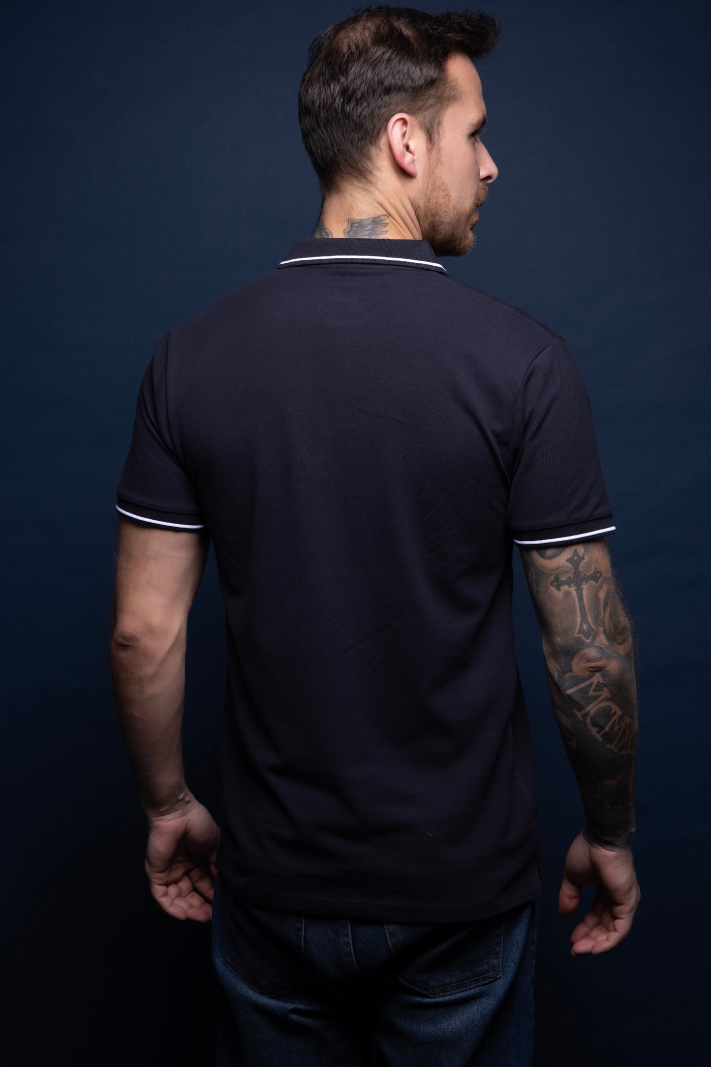 Teal Navy - Identity Pocket Polo Maxzone Clothing