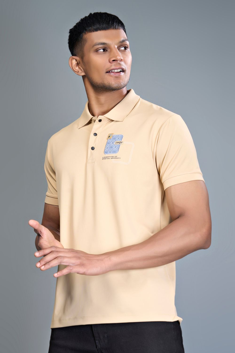 3 Buttons Polo Tshirt - Canary  Maxzone Clothing   