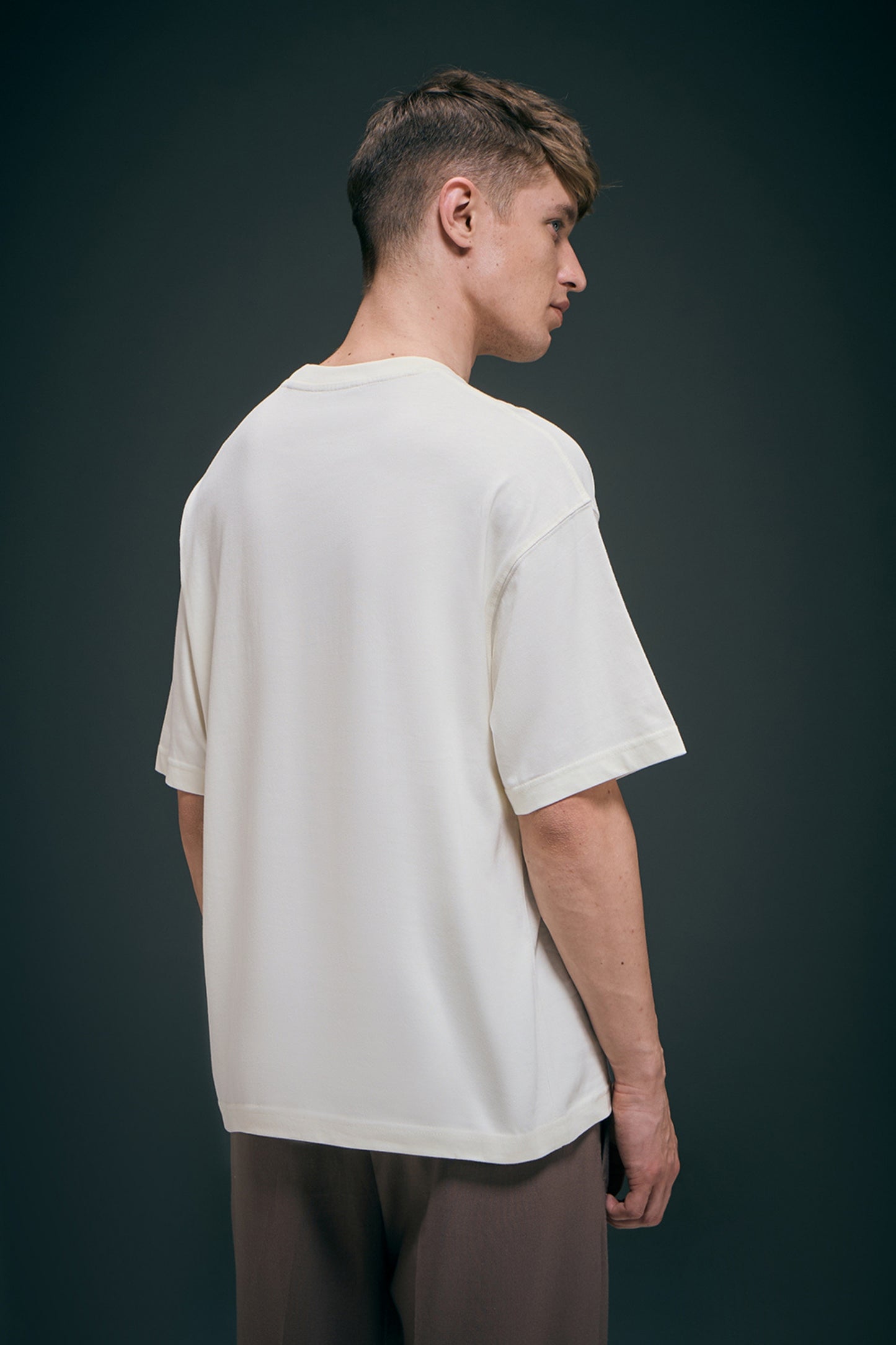 White - Oversized drop shoulder Oversized Maxzone Clothing