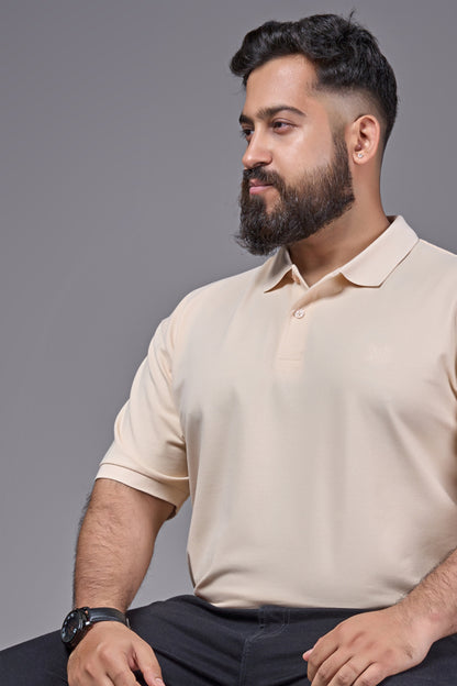 W.Pink - Cotton Pique Polo Plus Size