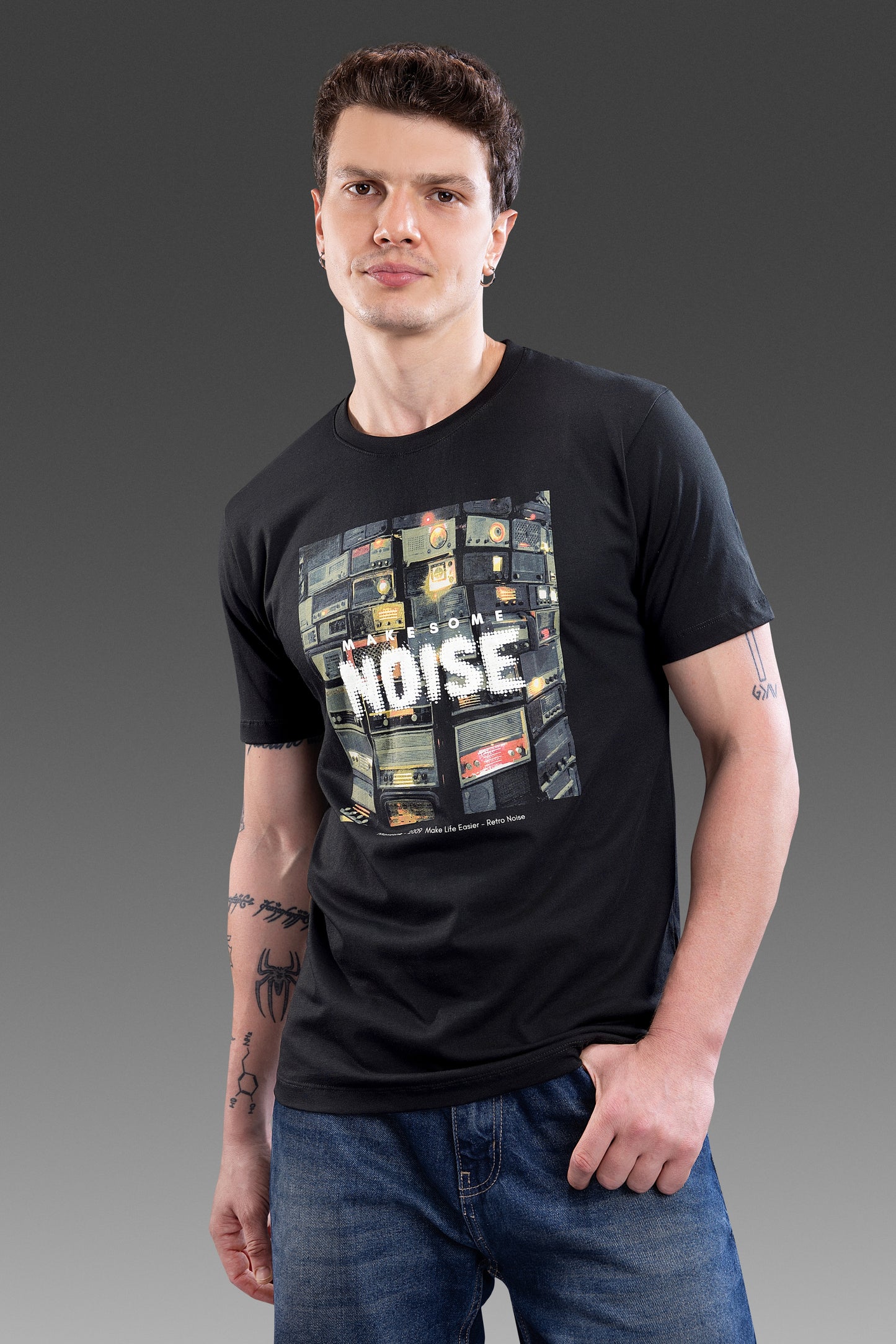 Black - Grafixtation T-shirt