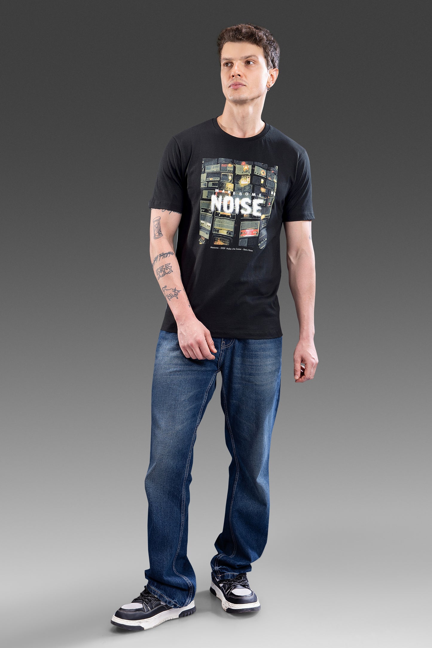 Black - Grafixtation T-shirt