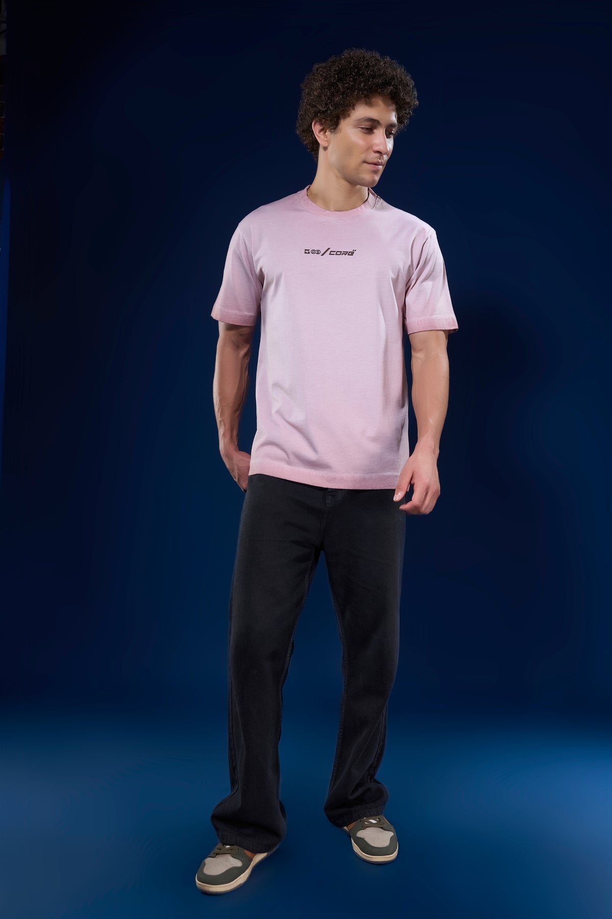 Desert Sand - Mist Fade Oversized T-shirt