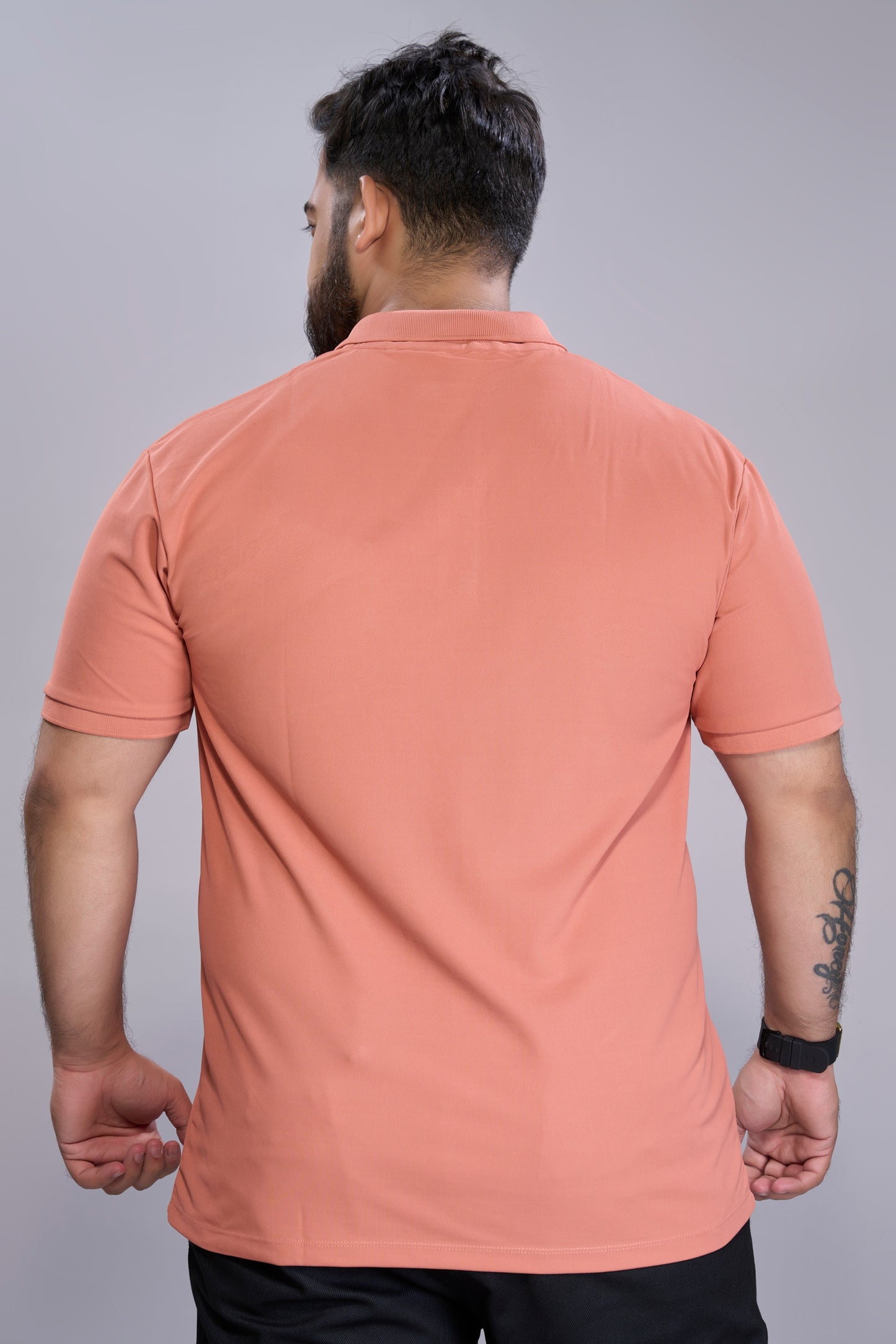 Light Pink - Smart Tech Pocket Polo Plus Size