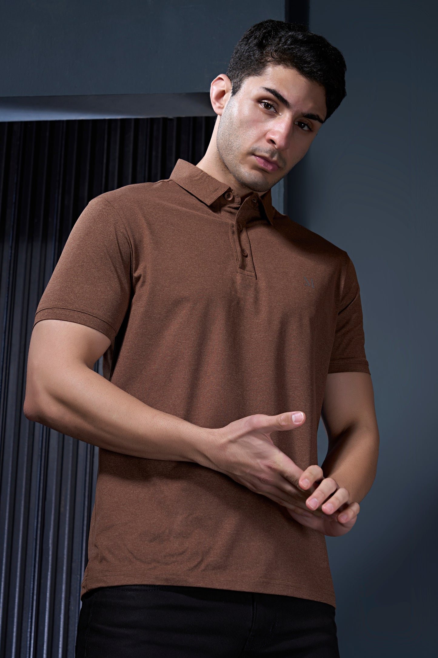 Brown Duracool Polo