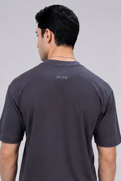 Charcoal - 24*7 Oversize T-shirt