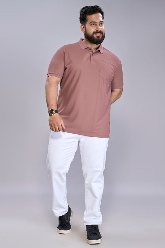 Rich Maroon - Smart Tech Pocket Polo Plus Size