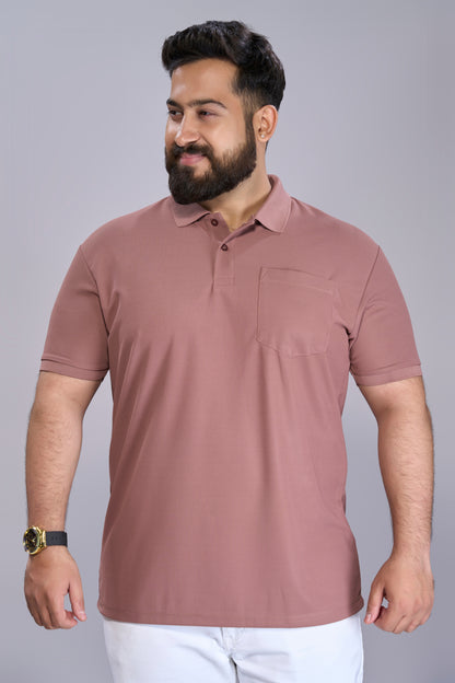 Rich Maroon - Smart Tech Pocket Polo Plus Size