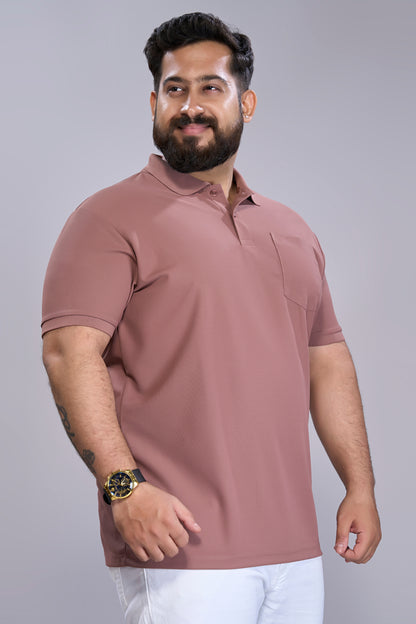 Rich Maroon - Smart Tech Pocket Polo Plus Size