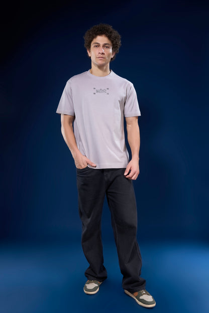 Oyster Cream - Mist Fade Oversized T-shirt