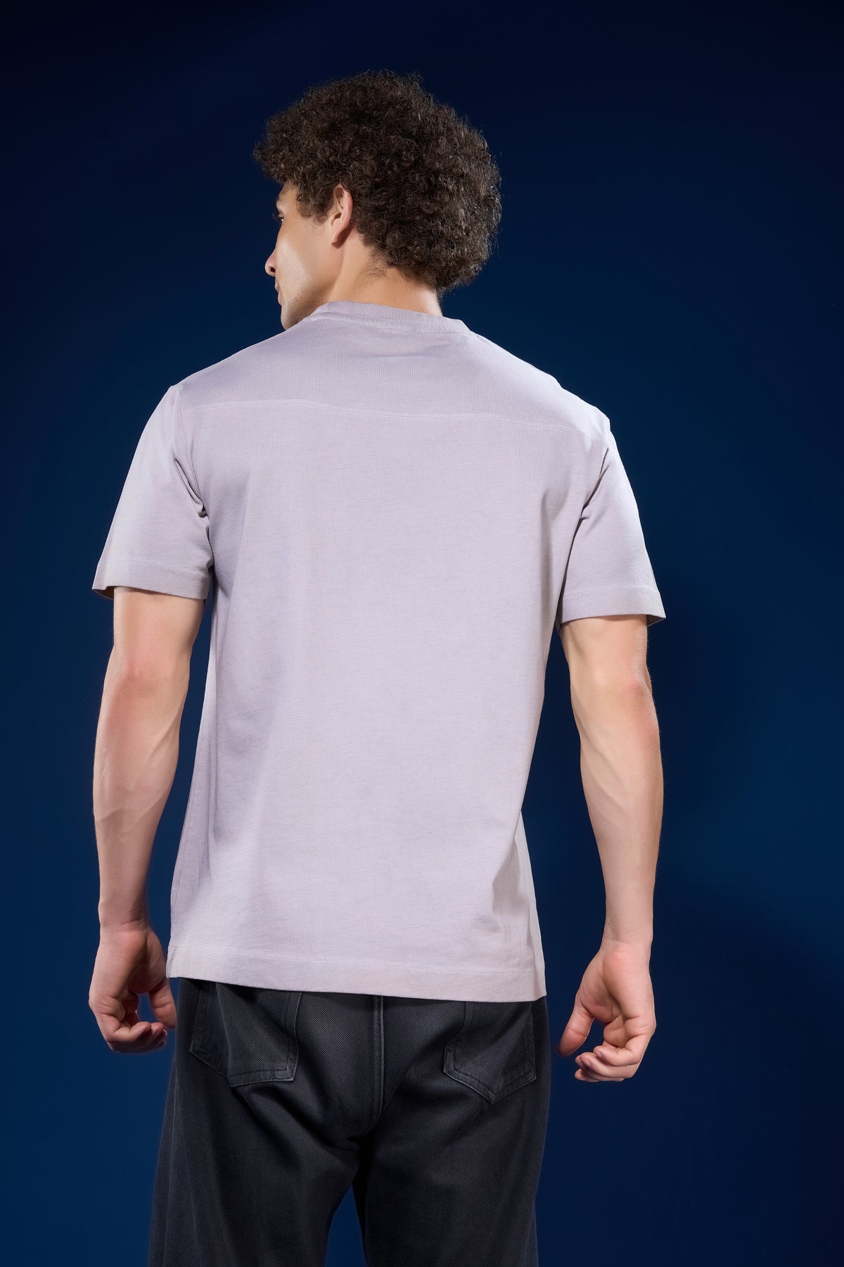 Oyster Cream - Mist Fade Oversized T-shirt