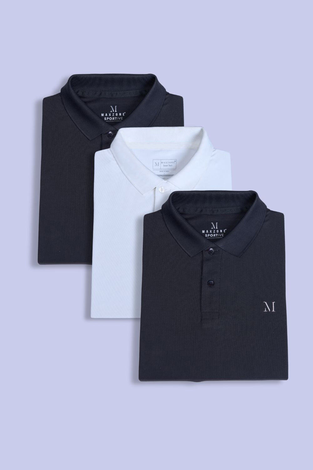 B&W Polo Combo  Maxzone Clothing M  