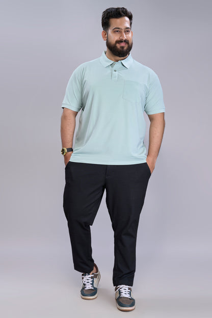 Bright Mist - Smart Tech Pocket Polo Plus Size
