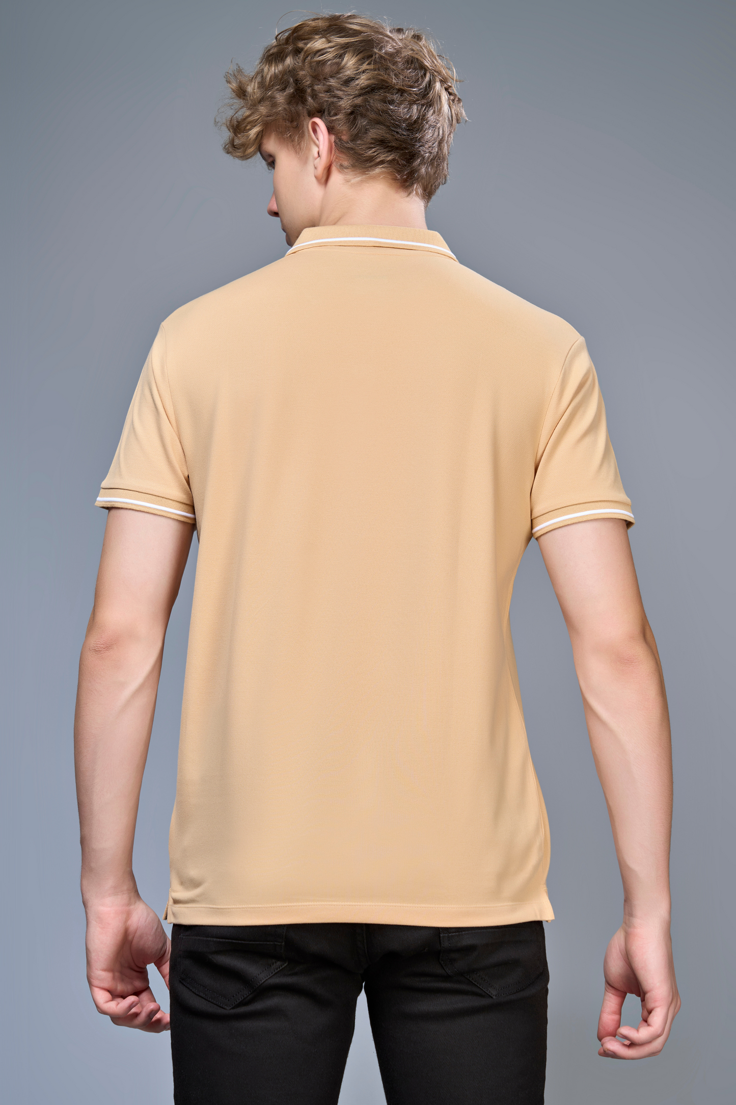 Identity Polo 2.0 - Sand Stone  Maxzone Clothing   