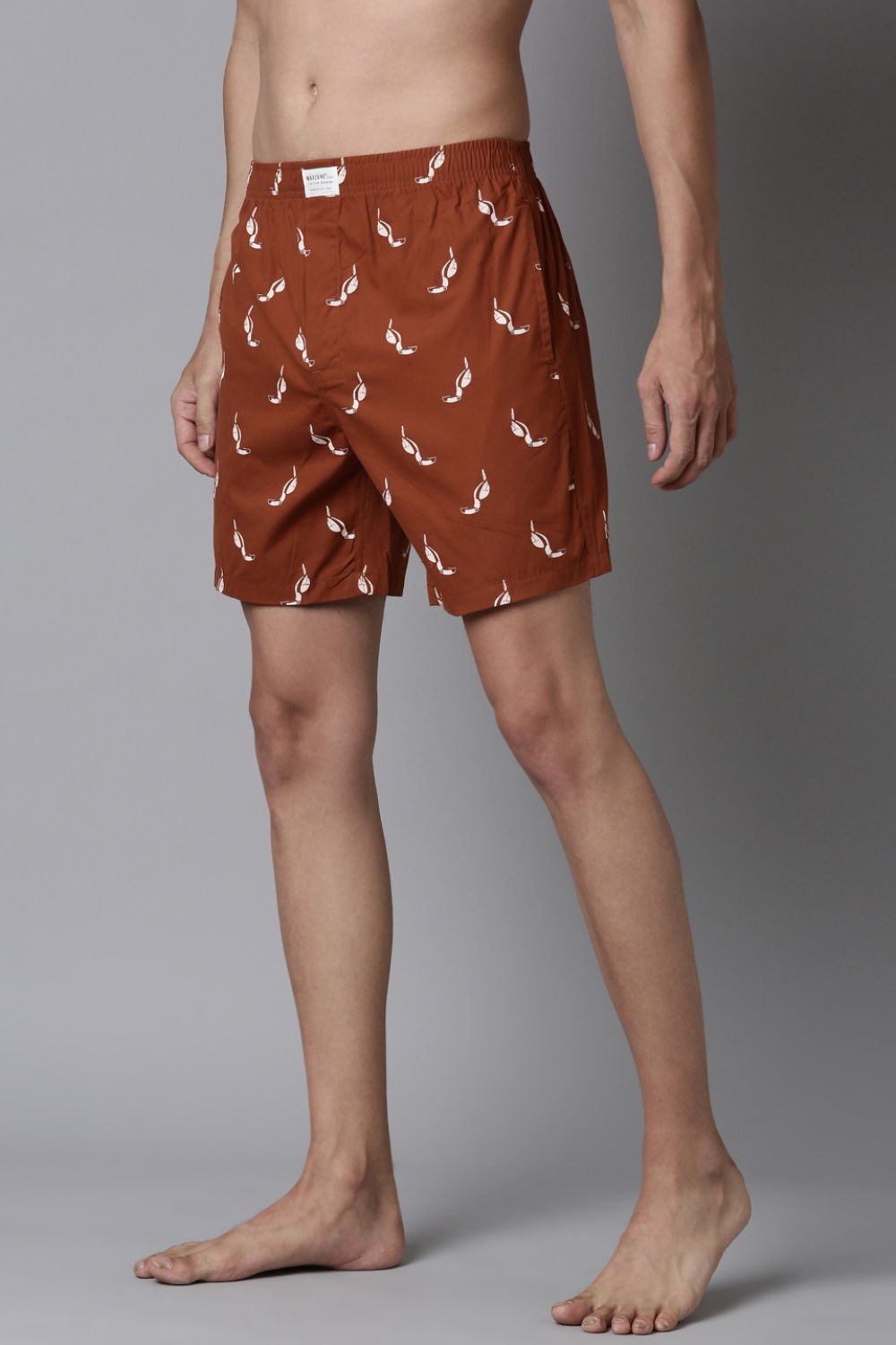 Russet Printed Boxers
