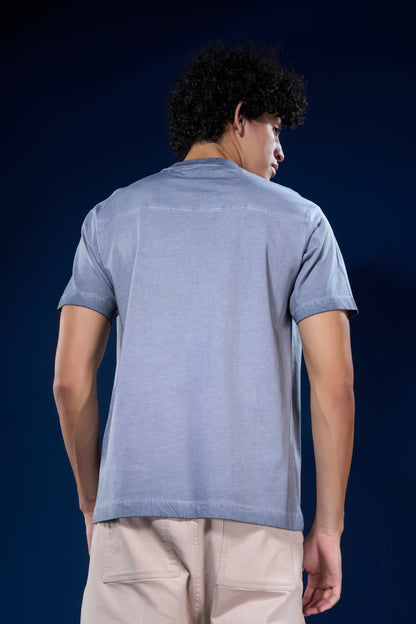 Stone Grey - Mist Fade Oversized T-shirt