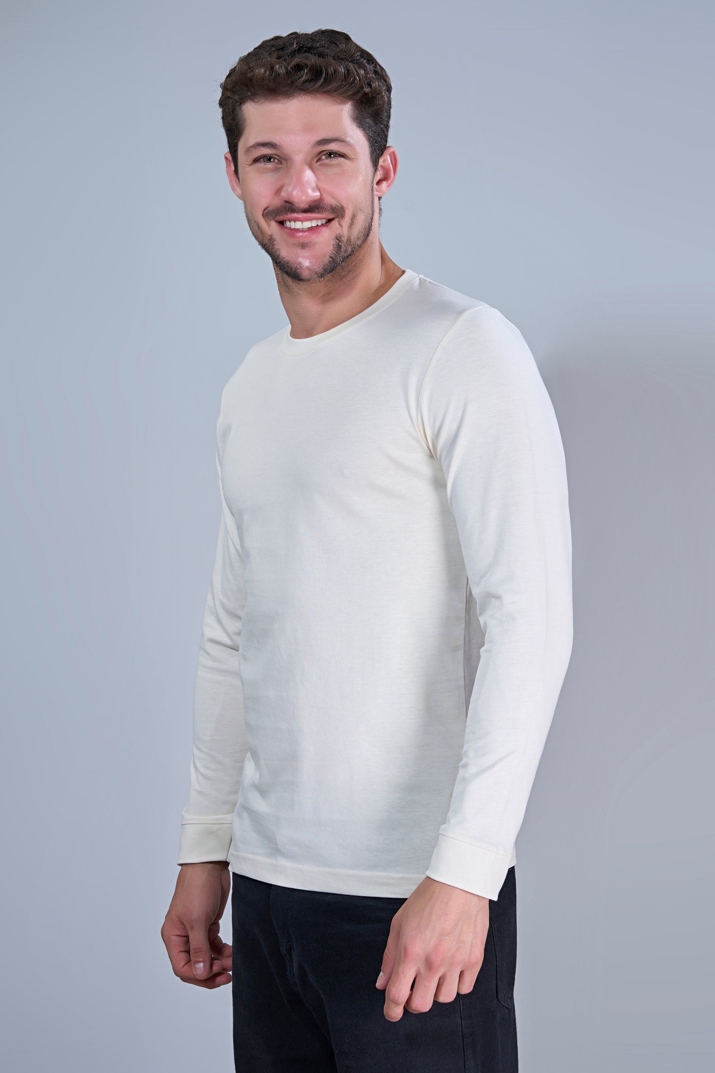 Beige Cotton IQ Full Sleeve