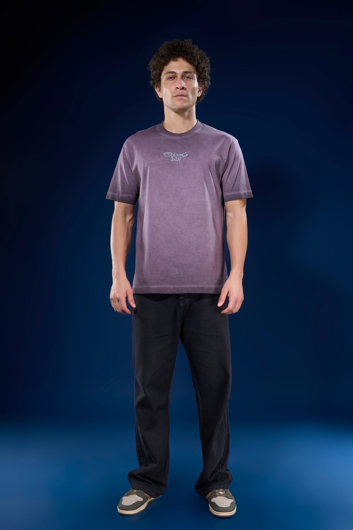 Royal Purple - Mist Fade Oversized T-shirt