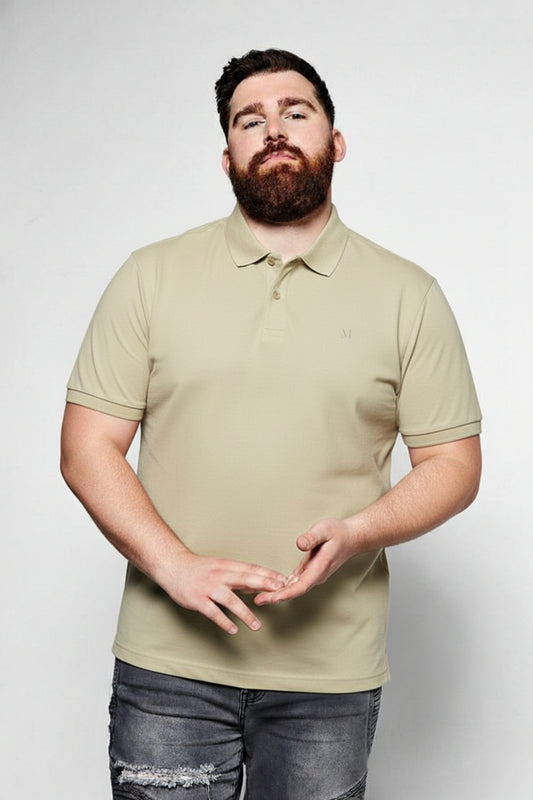 Sage Green - Zyric Polo Plus Size