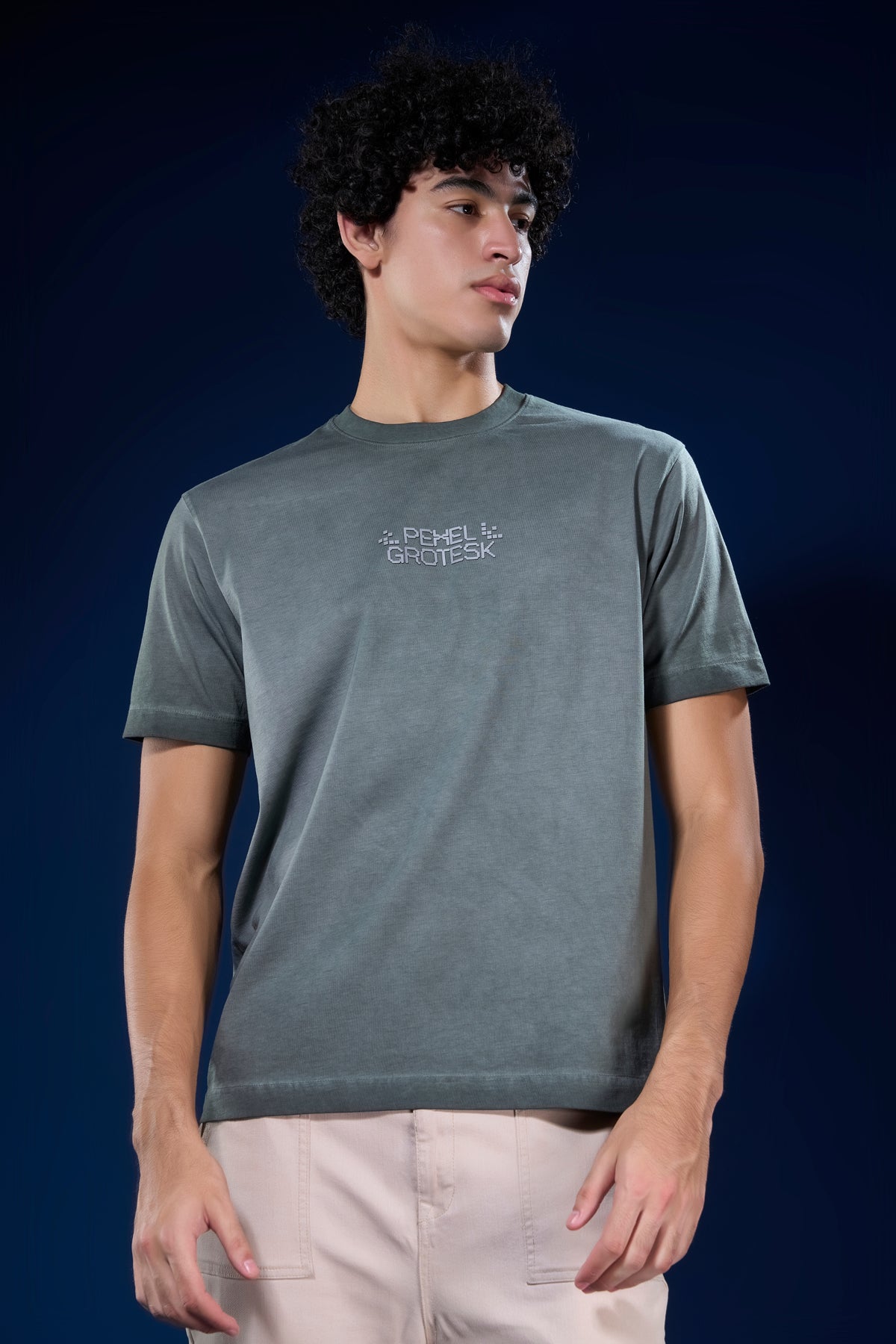 Fern Green - Mist Fade Oversized T-shirt
