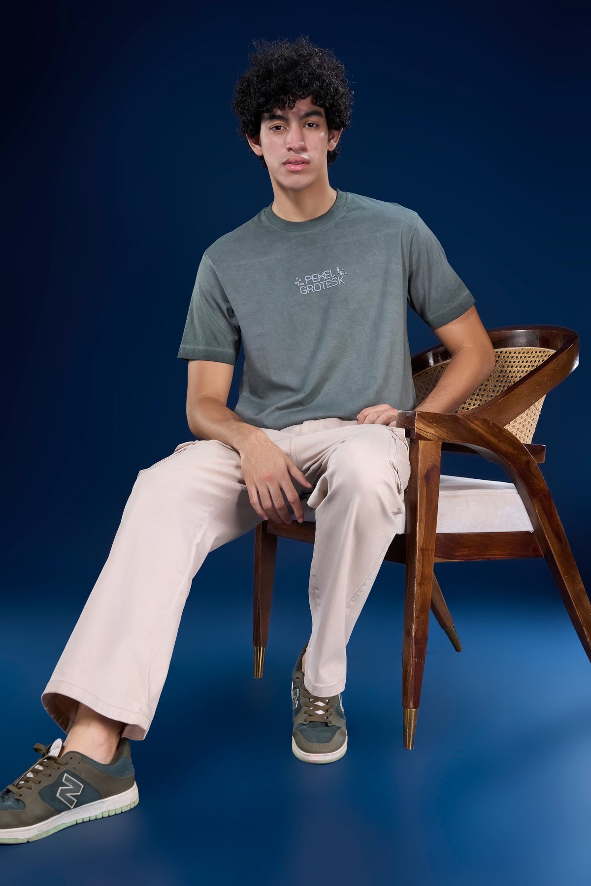 Fern Green - Mist Fade Oversized T-shirt