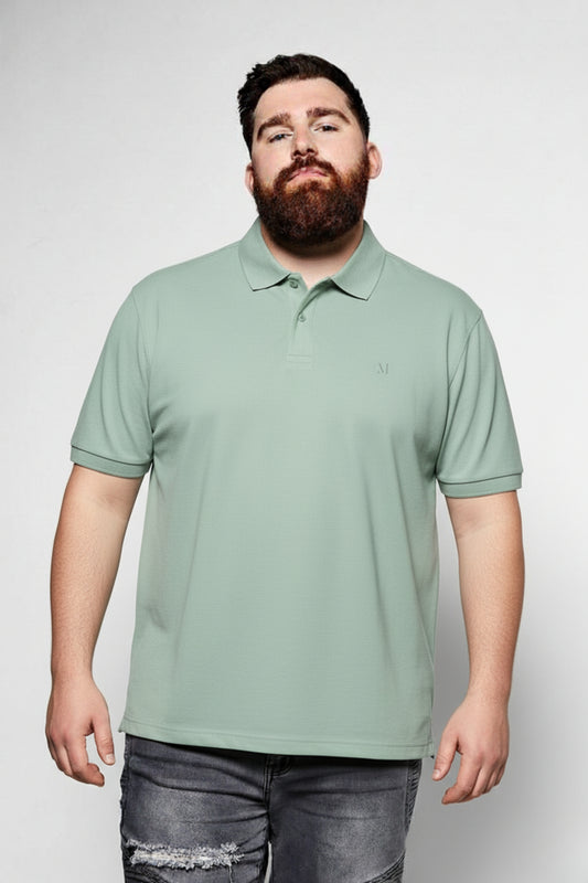 Mint - Zyric Polo Plus Size