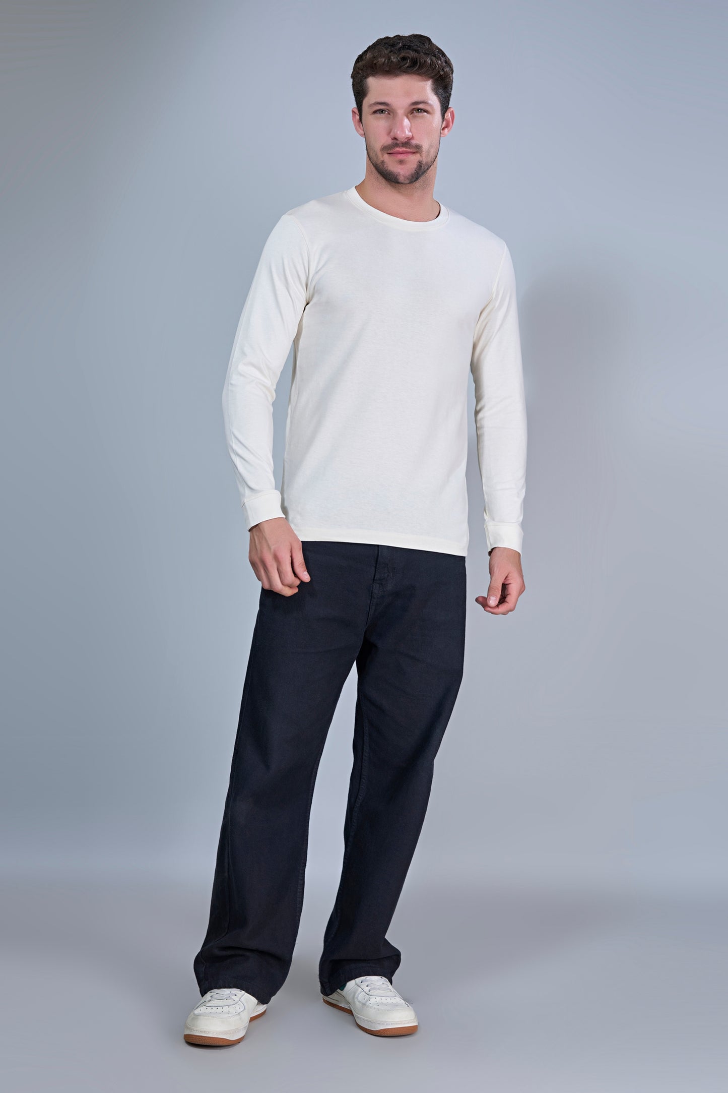 Beige Cotton IQ Full Sleeve