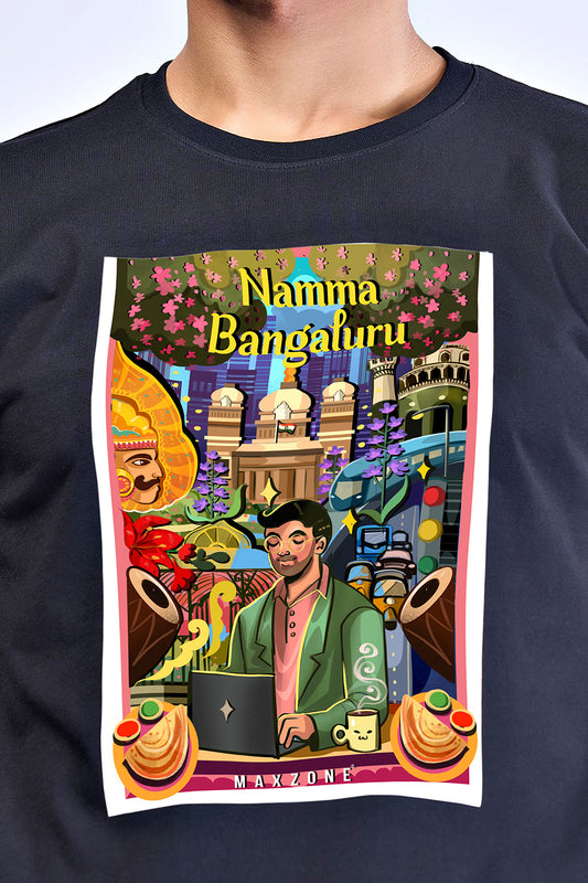 Namma Bengaluru T-SHIRT Maxzone Clothing M  