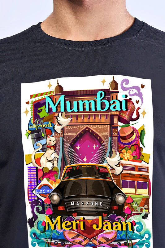 Aamchi Mumbai T-SHIRT Maxzone Clothing M  