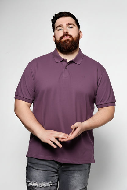 Grape - Zyric Polo Plus Size