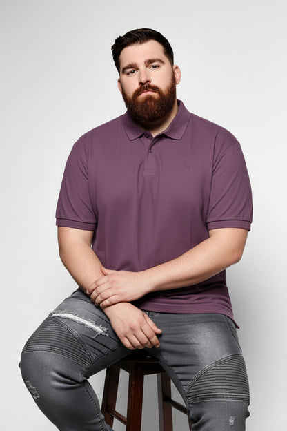 Grape - Zyric Polo Plus Size