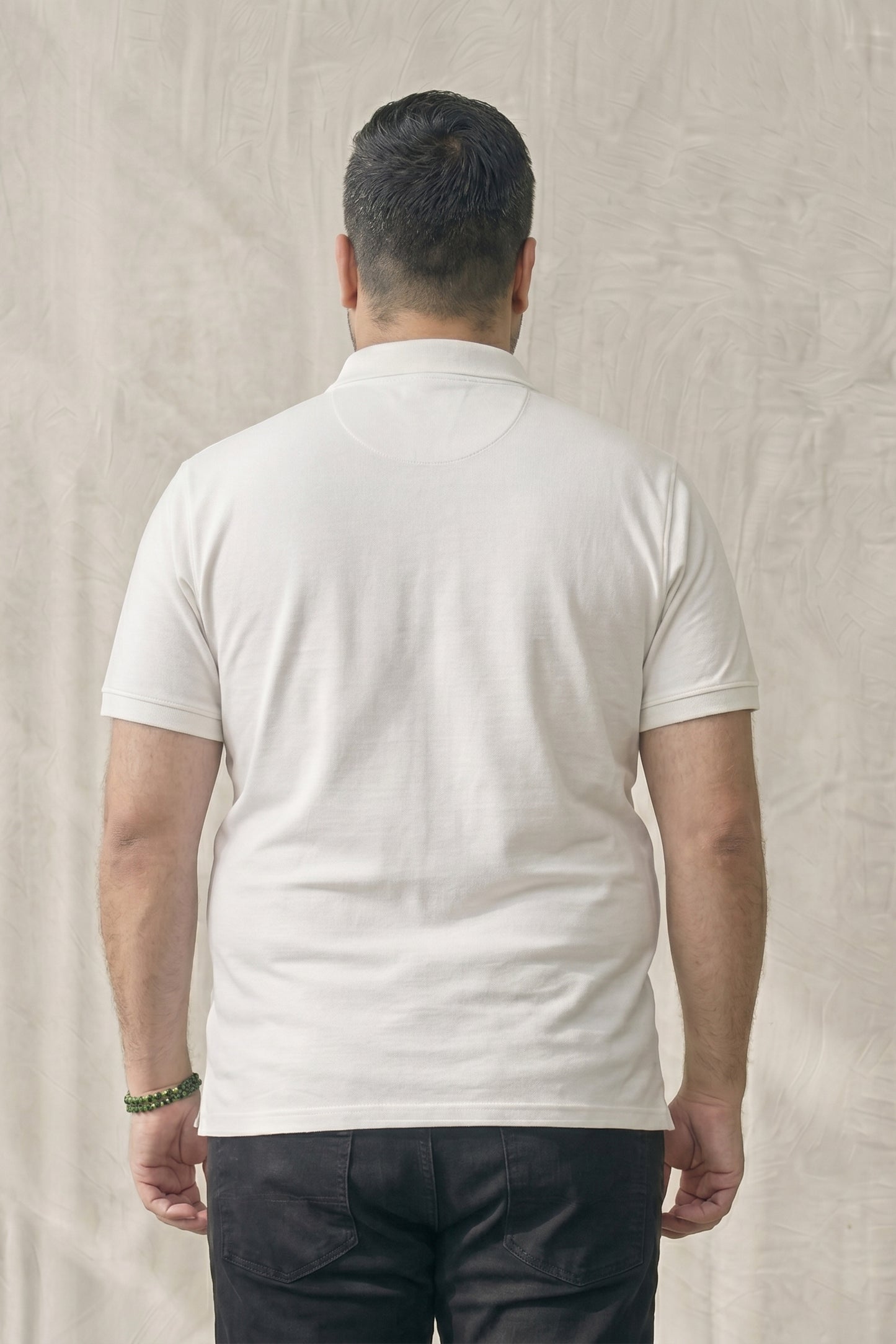 White - Zyric Pocket Polo Plus Size