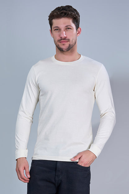 Beige Cotton IQ Full Sleeve