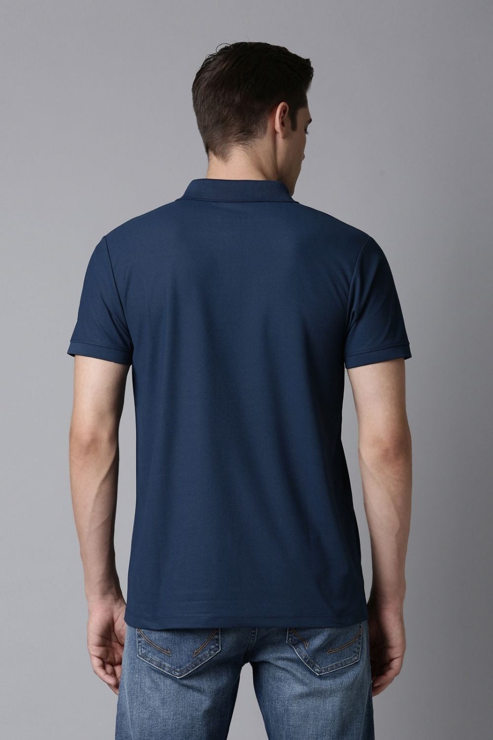 Smart tech polo - Teal Navy Polo T-SHIRT Maxzone Clothing   