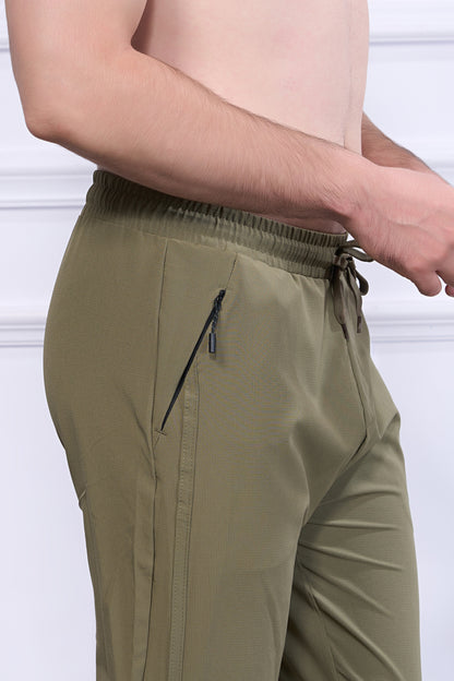 Drawstring Olive Green 365 Track Pant