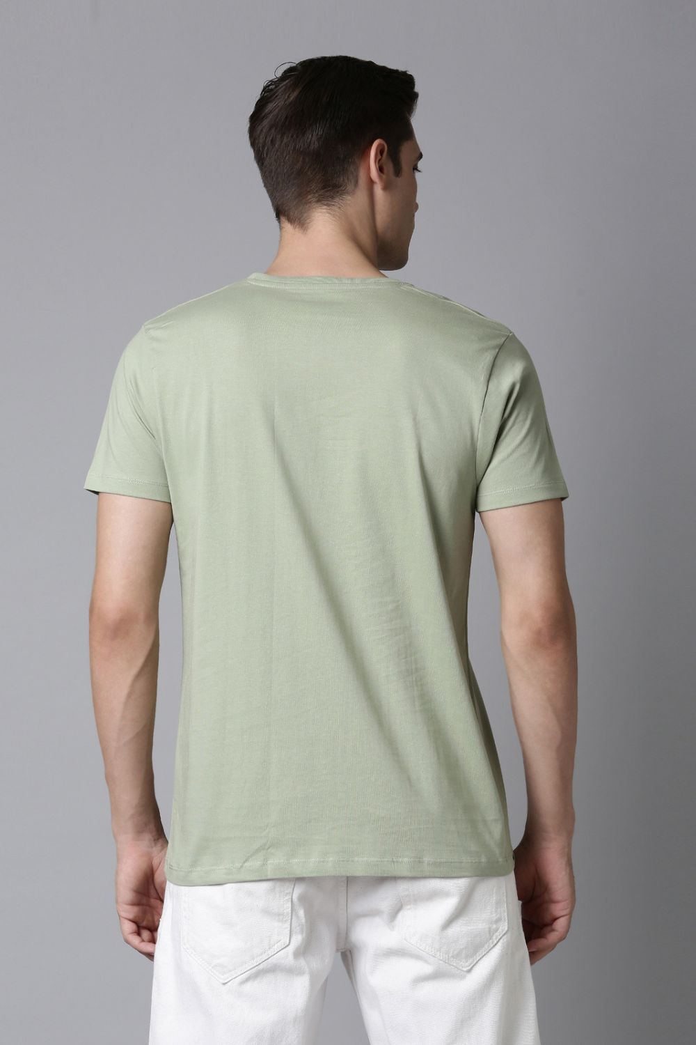 Green - Solid t-shirt T-SHIRT Maxzone Clothing   