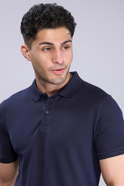 Teal Navy - Zyric Polo