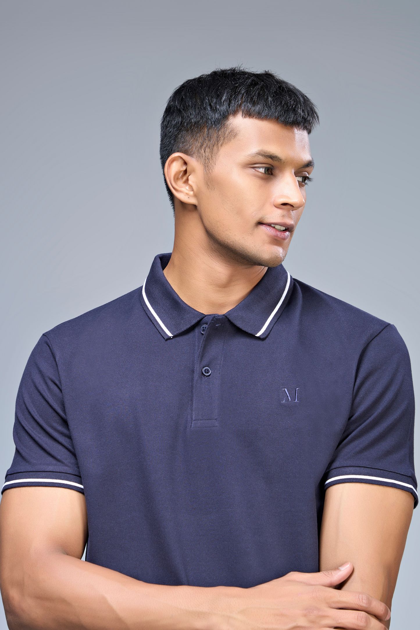 Identity Polo 2.0 - Teal Navy  Maxzone Clothing M  