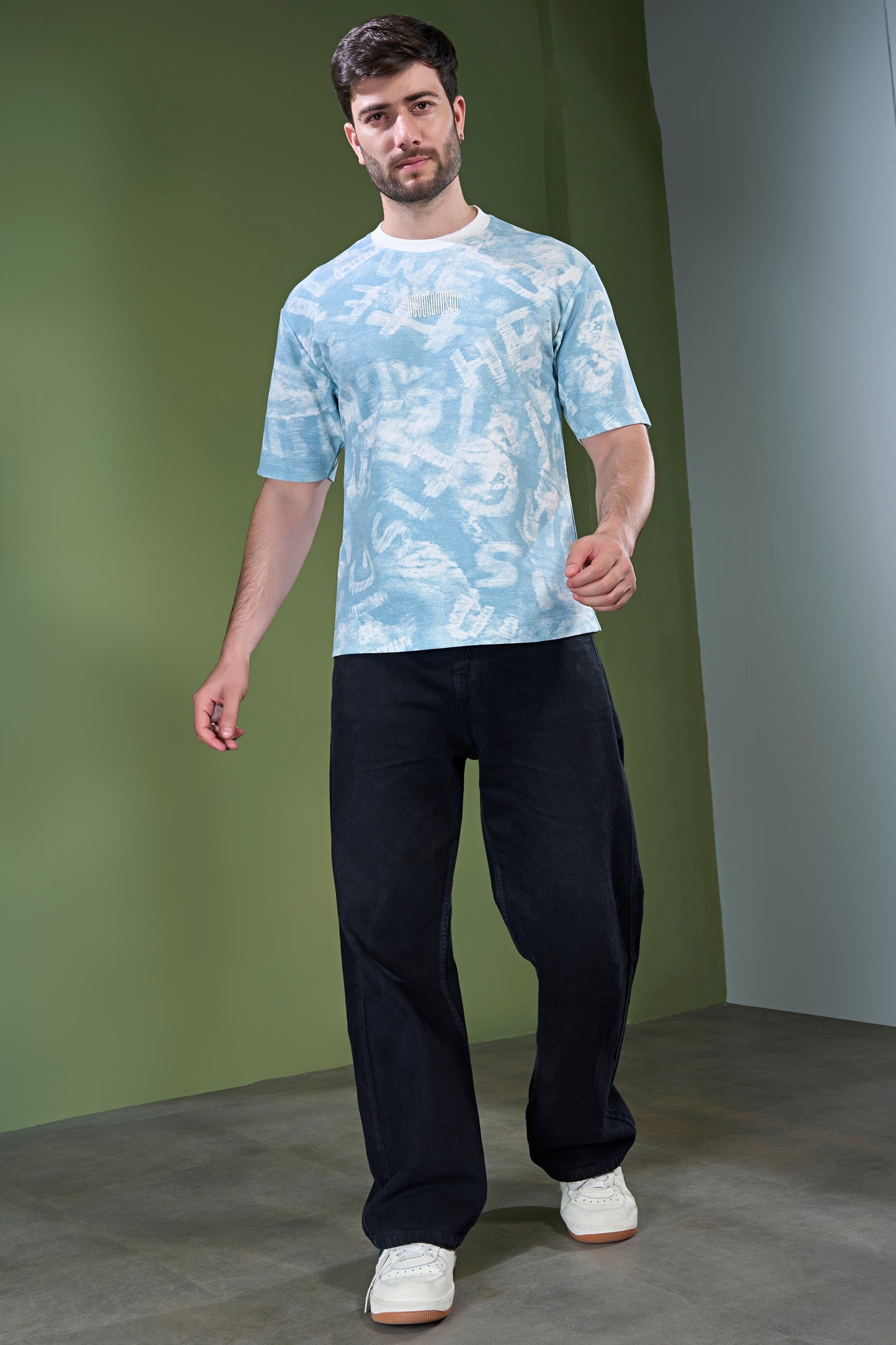 Cool Blue - Aop Core Oversize T-shirt