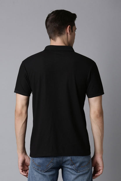 Smart tech polo - Black Polo T-SHIRT Maxzone Clothing   