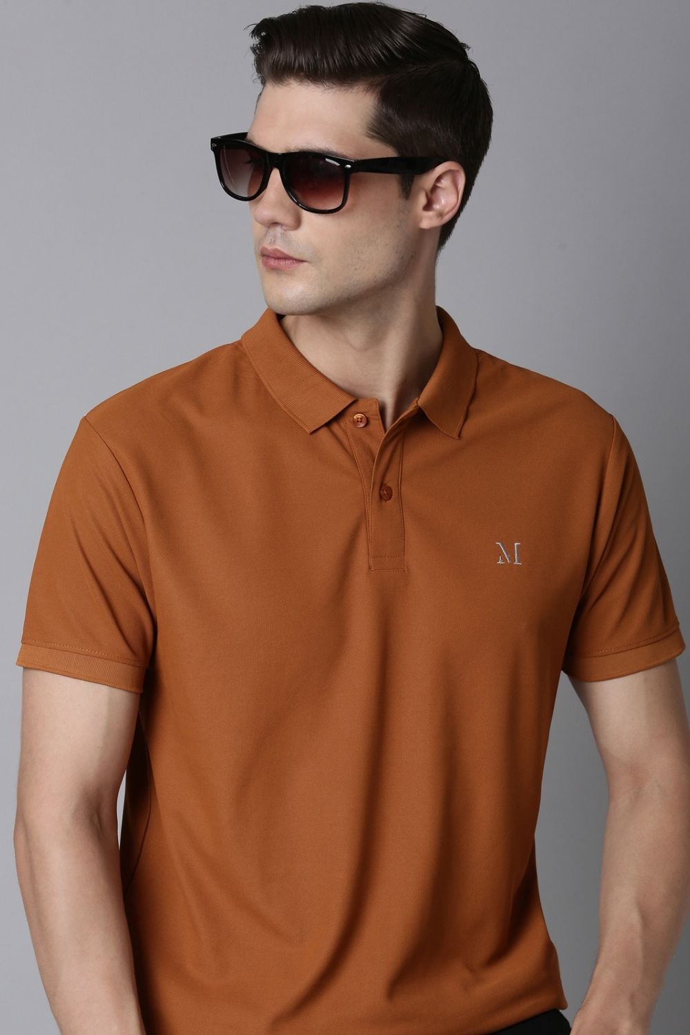 Smart tech polo - Caramel Polo T-SHIRT Maxzone Clothing   