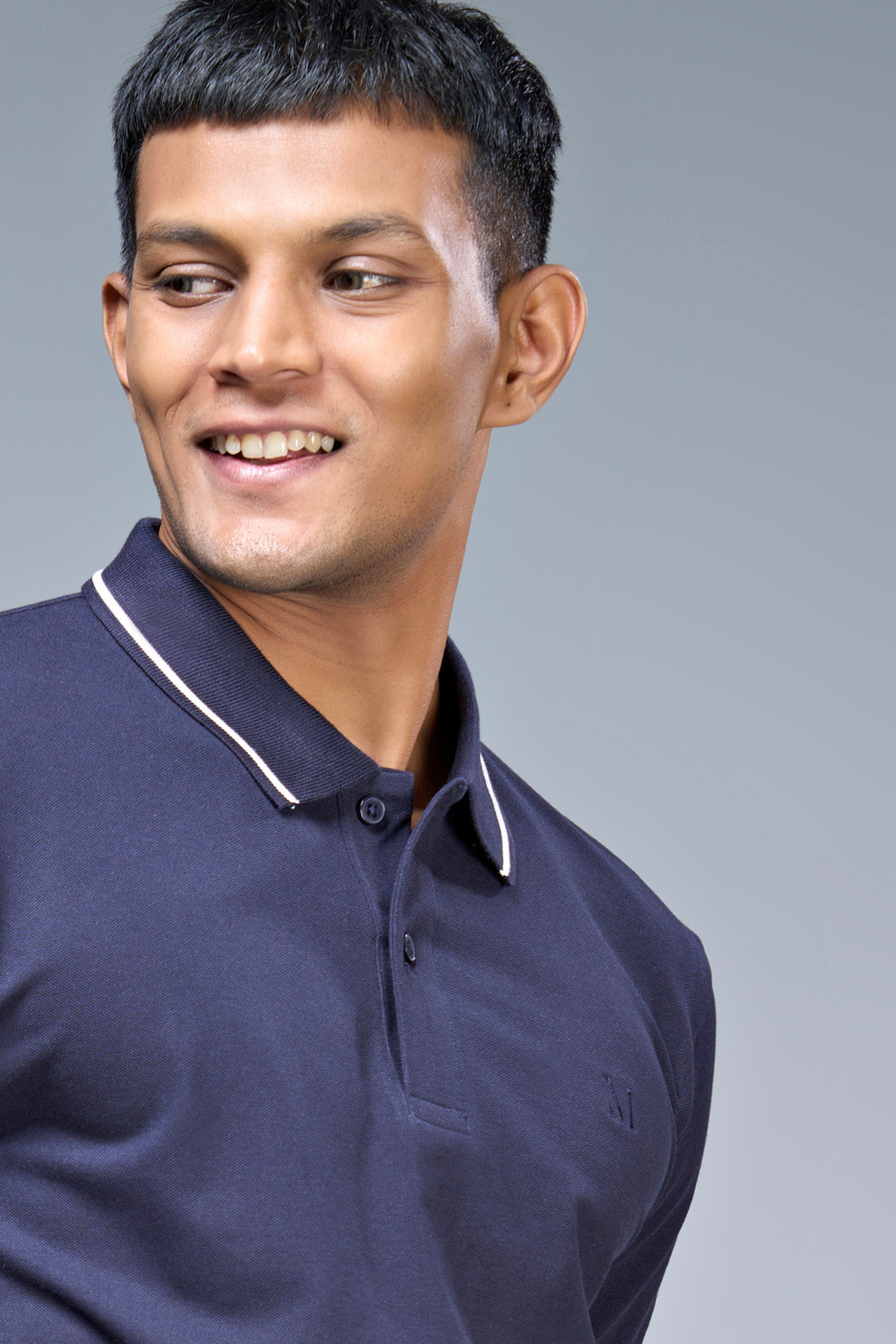 Identity Polo 2.0 - Teal Navy  Maxzone Clothing   