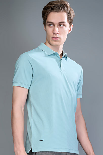 Sea Foam - Smart Tech Textured Polo Maxzone Clothing