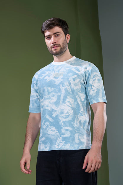 Cool Blue - Aop Core Oversize T-shirt