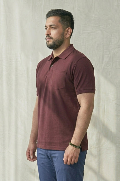 Teak - Zyric Pocket Polo Plus Size