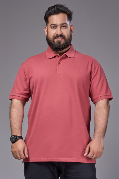 Easta Rose - Cotton Pique Polo Plus Size